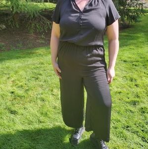 Banana Republic Factory, Black Satin Jumpsuit